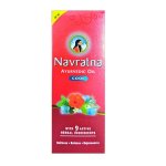 Navratna Ayurvedic Cooling Hair Oil Thanda Tel 200ML - Intensive Stress Relief Massage Fluid Ends Headaches Hair Fall Fatigue &