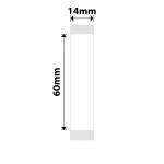 NB310 - - D11 D101 D110 H1S - 14X60MM - 110 White Labels