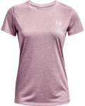 Women's Ua Tech Twist T-Shirt - Mauve Pink XS