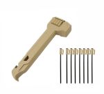 Multifunctional Camping Hammer With Peg Puller & Tent Pegs For Camping