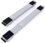 Pack Of 2 Telescopic Furnitures And Appliances Base Transporter Trolley