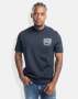 Blue Jeans Side Stitch Print Deep Blue T-Shirt - XXL / Blue