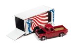 – 1:64 1955 Chevy Cameo W Enclosed Car Trailer Cardinal Red – Truck And Trailer