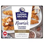 Farmer Brown Nourish Wholegrain Coated Crumbed Chicken Strips 400G