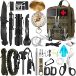 Tactical Survival Multi-function Kit -set Of 21 - 008 - Green