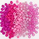 100PCS Plastic Mixed Barrel Pony Beads For Jewelry Making Diy Bracelets Necklaces Anklets Earrings Multipurpose Crafts Beaded Ac