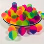 Rainbow Bouncy Balls - 5PCS Vibrant Relax Toys For Youngsters Ages 3-6 Ideal Party Favors & Birthday Gifts