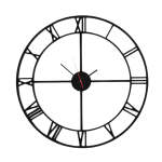 Black Roman Numeral Wall Clock