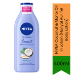 Nivea Coconut & Monoi Oil In Lotion Nariyal Aur Tel Body Lotion 400ML - Premium Pure Fast-absorbing Body Lotion For Dry Skin Car