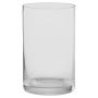 Tall Minimalist Glass Flower Vase - Transparent