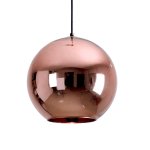 Sasha Glass Pendant Light Copper Small Large - Large