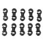 Bicycle Brake Cable S Clips Buckle Guide - 10 Pieces