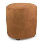 Ochre Round Ottoman