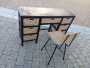 Wicker Dressing Table / Chest Of Drawers With Matching Chair