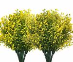 Pasyou Artificial Plants Fake Bell Grass Flowers Plastic Greenery Lifelike Patio Yard Corridor Indoor Outdoor Home Garden Balcon