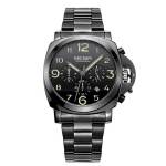 Megir 3406 "luminor" Chronograph Watch - Black