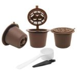 Coffee Accessories Refillable Coffee Capsule Cup Reusable Coffee 3PCS