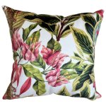 Bougainvillea White Scatter Cushion 50CM X 50CM