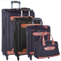 Cellini Monte Carlo Set Of 4 Black - Ys Travel Bags