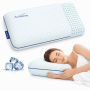 Memory Foam Pillow For Back Sleepers Cervical Neck & Shoulder Pain