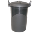 New Plastic Rubbish Bin – 120L- Black- SA029SD