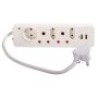 5 Way Multiplug With 2 USB Ports