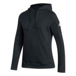 Adidas Womens Fleece Hoodie M Black-white