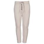 Four Button Basic Pant - Stone L xl