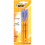 BIC Orange Blue Fine Point Ballpoint Pens 3-PACK