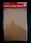 Thick A4 Cork Sheets 2PCS 1 X 2MM & 1 X 3MM