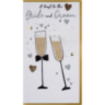 Nature Bride & Groom Wedding Card
