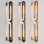Bow Wall Light 2 – Gunmetal Gold Black