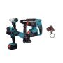 48V Power Tool Set Combination With Chargeable Cordless Drill And Keyring