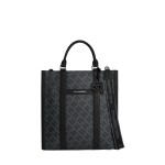 Ikon Monogram Tote Bag -black