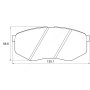 Hyundai Kbc Brake Pads Front For - Spares Direct