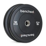 Black Bumper Plates - 2 X 20KG