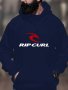 Men's Casual Gothic Hoodie - Long Sleeve Loose Fit Jacket With Kangaroo Pocket Polyester & Spandex Blend Machine Washable