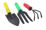 Garden Tool Set 3 Piece Plastic Handle
