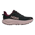 HOKA Challenger 8 Women's Trail Running Shoes - Black Pink Opal - UK4-5