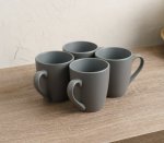 Comida - Mug 12OZ - 4PC - Charcoal