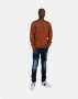 Ben Sherman Signature Crew Flock Sweatshirt Moc - XL / Brown