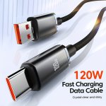 120W Super Fast Charging Cable USB Type C Charge Data Cord For Xiaomi samsung oppo Charger Wire For Mobile Phone Power Bank USB