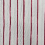 Stripe Rayon 16 Red