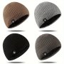 1PC Thickened And Warm Ear Protection Knitted Hat For Autumn And Winter Outdoor Cycling