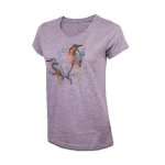 WLA155 Grey Mel Perched Kings Ladies Tee - 3XL