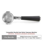 Coffee Accessories Portafilter Breville 9 Series Stainless Black Wood