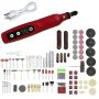 173PCS MINI Rotary Tool Kit Cordless Multi-purpose With LED Light 5-SPEED
