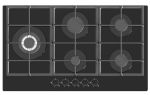 90CM Black Glass Gas Hob