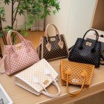 Elegant Women's Crossbody Bag - Classic Faux Leather Locking Clasp Versatile Shoulder & Handbag