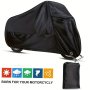 All-Weather Motorcycle Cover - Waterproof Dust & UV Protection For Bikes And Scooters Durable Polyester Multiple Sizes Available